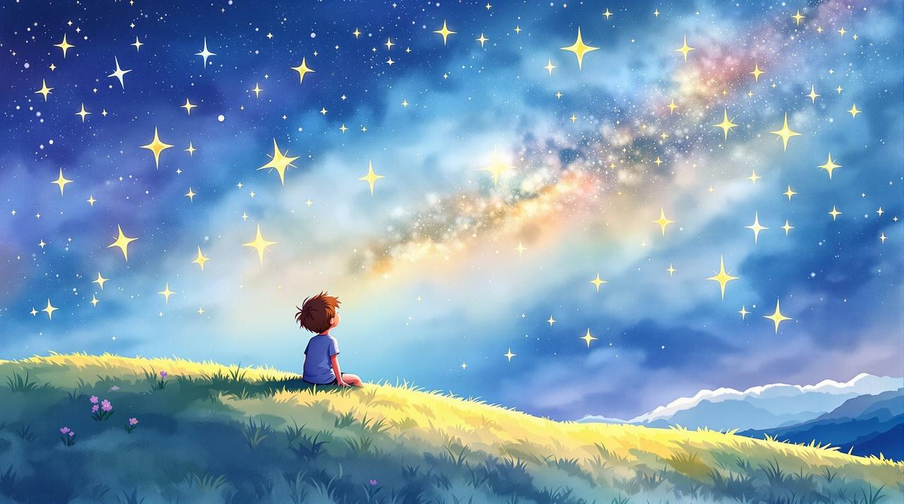 奇米影视盒 - 手绘动画短片：星空之梦 投稿封面